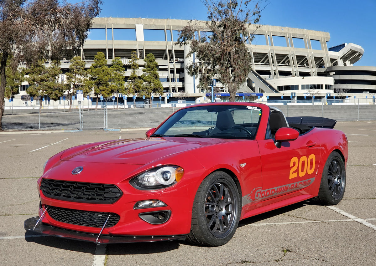 Blackbird Fabworx Adjustable Lexan Spoiler - Fiat 124 Spider (2017
