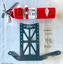 Load image into Gallery viewer, Blackbird Fabworx Gen 2 Fire Extinguisher Bracket - NC Miata (06-15)