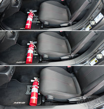Load image into Gallery viewer, Blackbird Fabworx Fire Extinguisher Bracket - ND Miata (16-up) / Fiat 124 Spider (17-up)